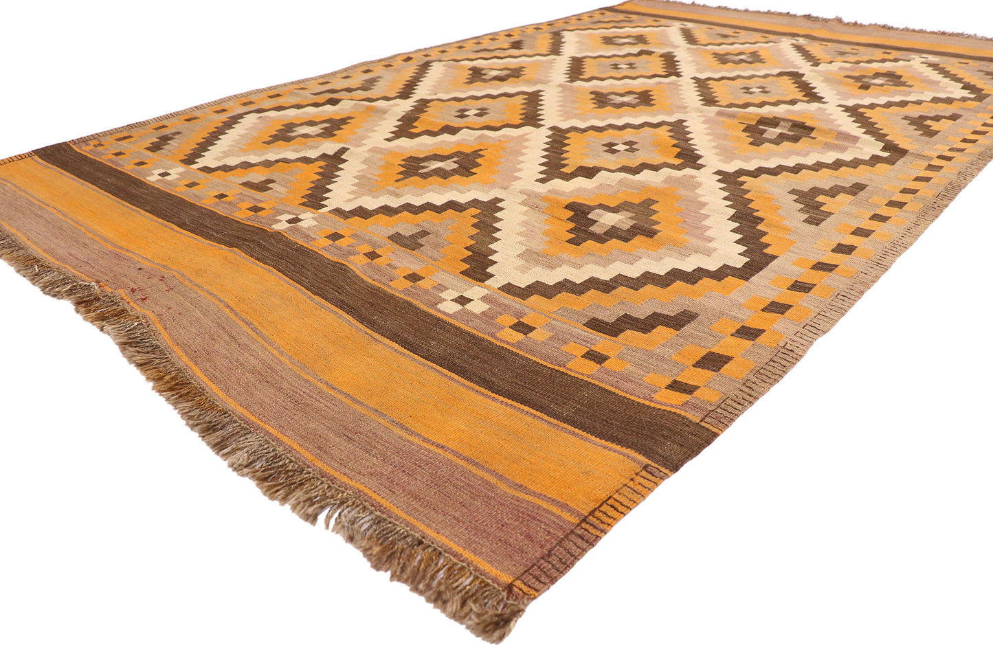 6 x 9 Vintage Afghan Kilim Rug 77948