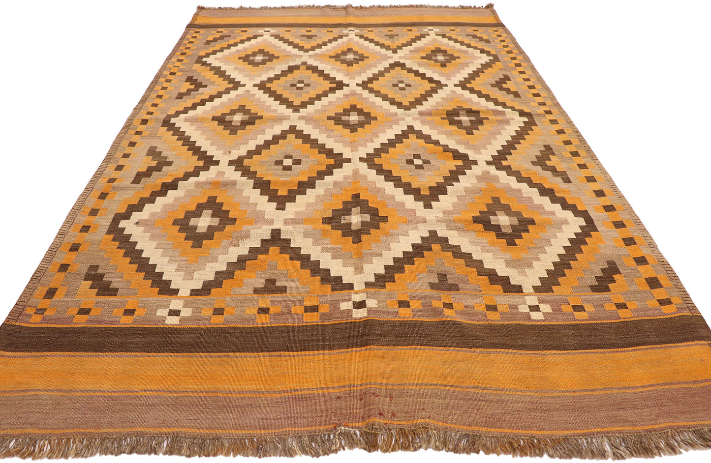 6 x 9 Vintage Afghan Kilim Rug 77948