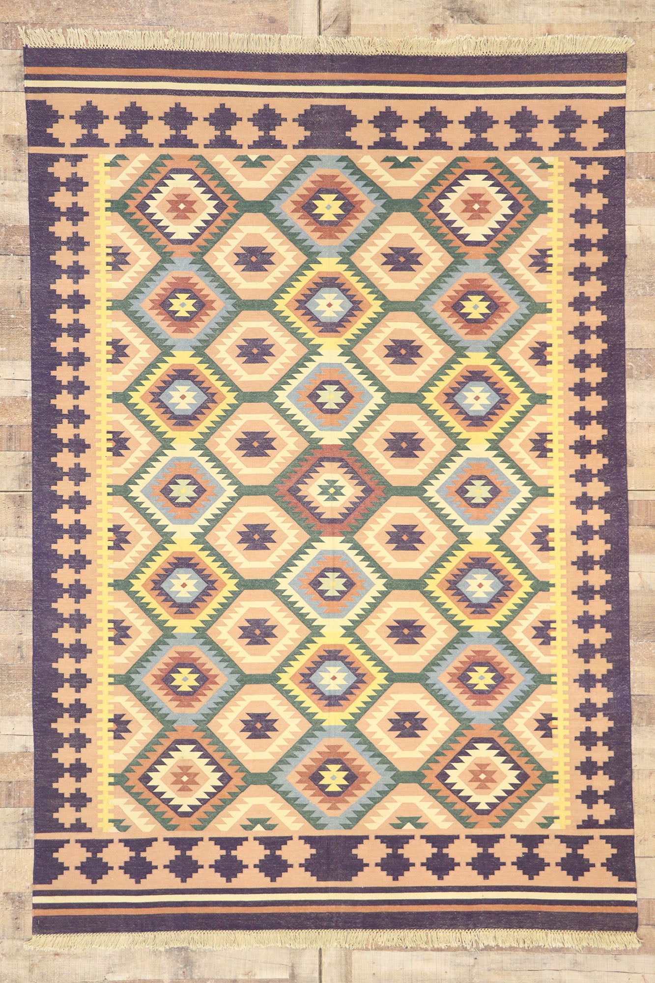 6 x 9 Vintage Afghan Kilim Rug 77957