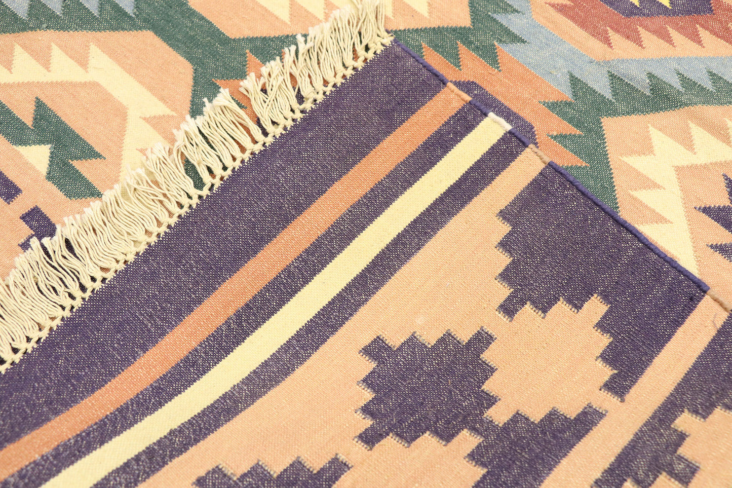 6 x 9 Vintage Afghan Kilim Rug 77957