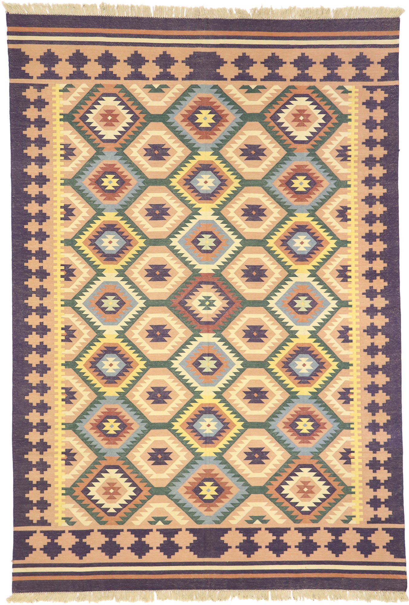 6 x 9 Vintage Afghan Kilim Rug 77957