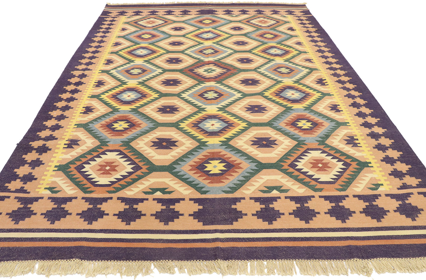 6 x 9 Vintage Afghan Kilim Rug 77957