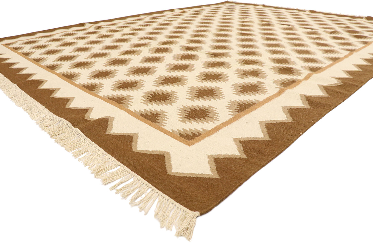 9 x 12 Vintage Romanian Kilim Rug 77964