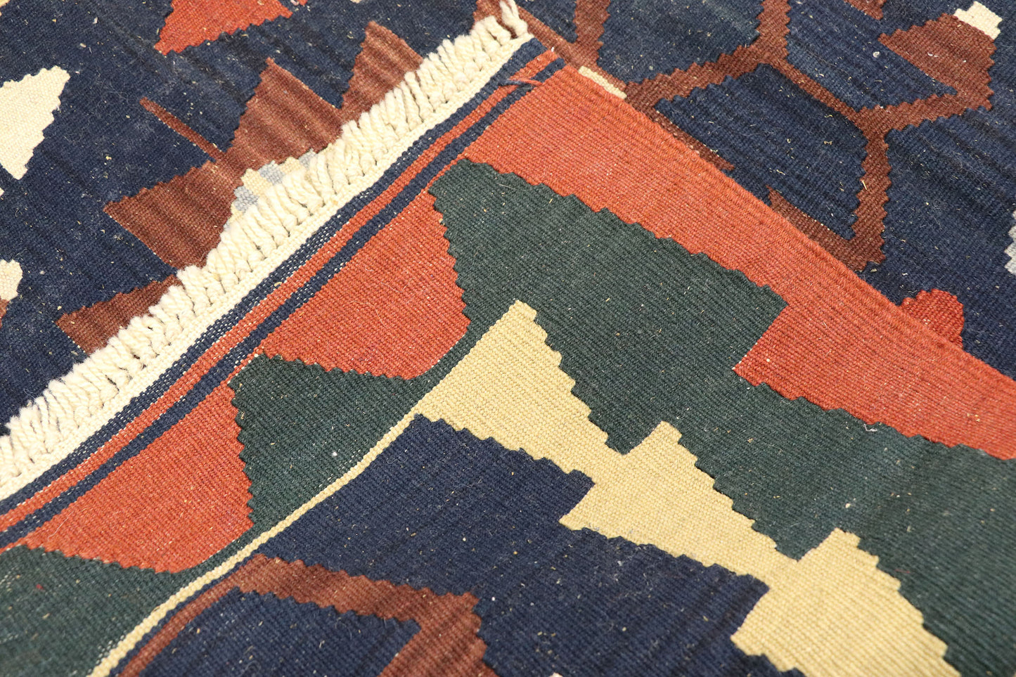3 x 4 Vintage Persian Shiraz Kilim Rug 77975