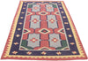 4 x 6 Vintage Maramures Romanian Kilim Rug 77986