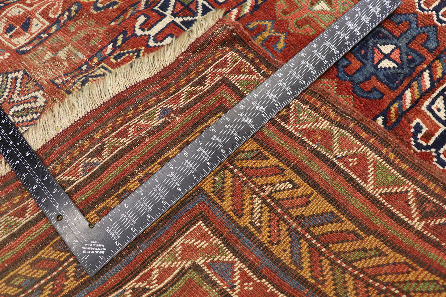 6 x 13 Antique Afghan Bashir Rug 78010