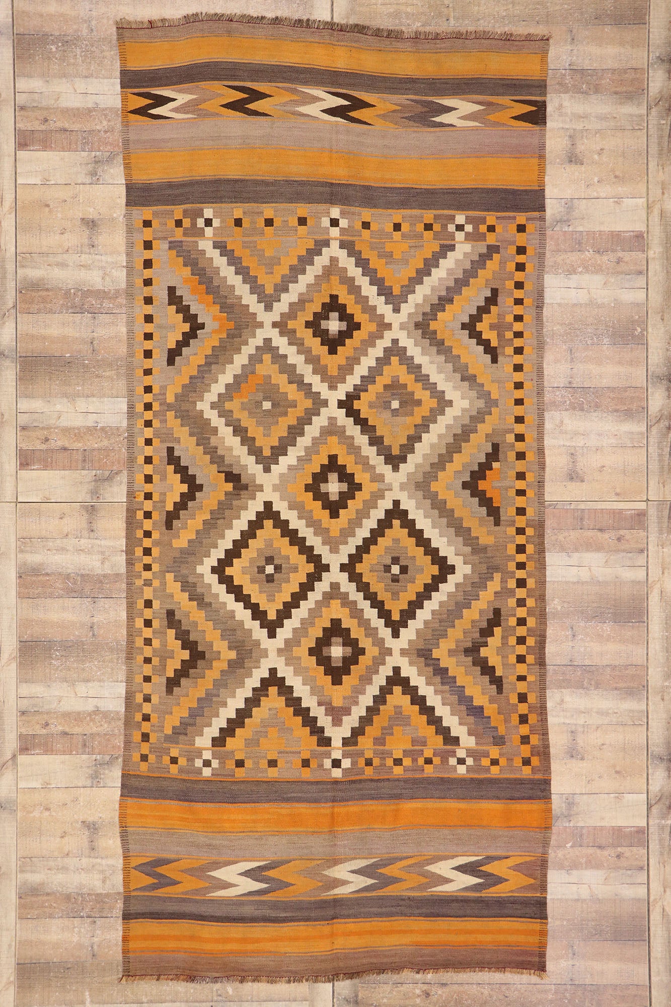 5 x 12 Vintage Afghan Kilim Rug 78011