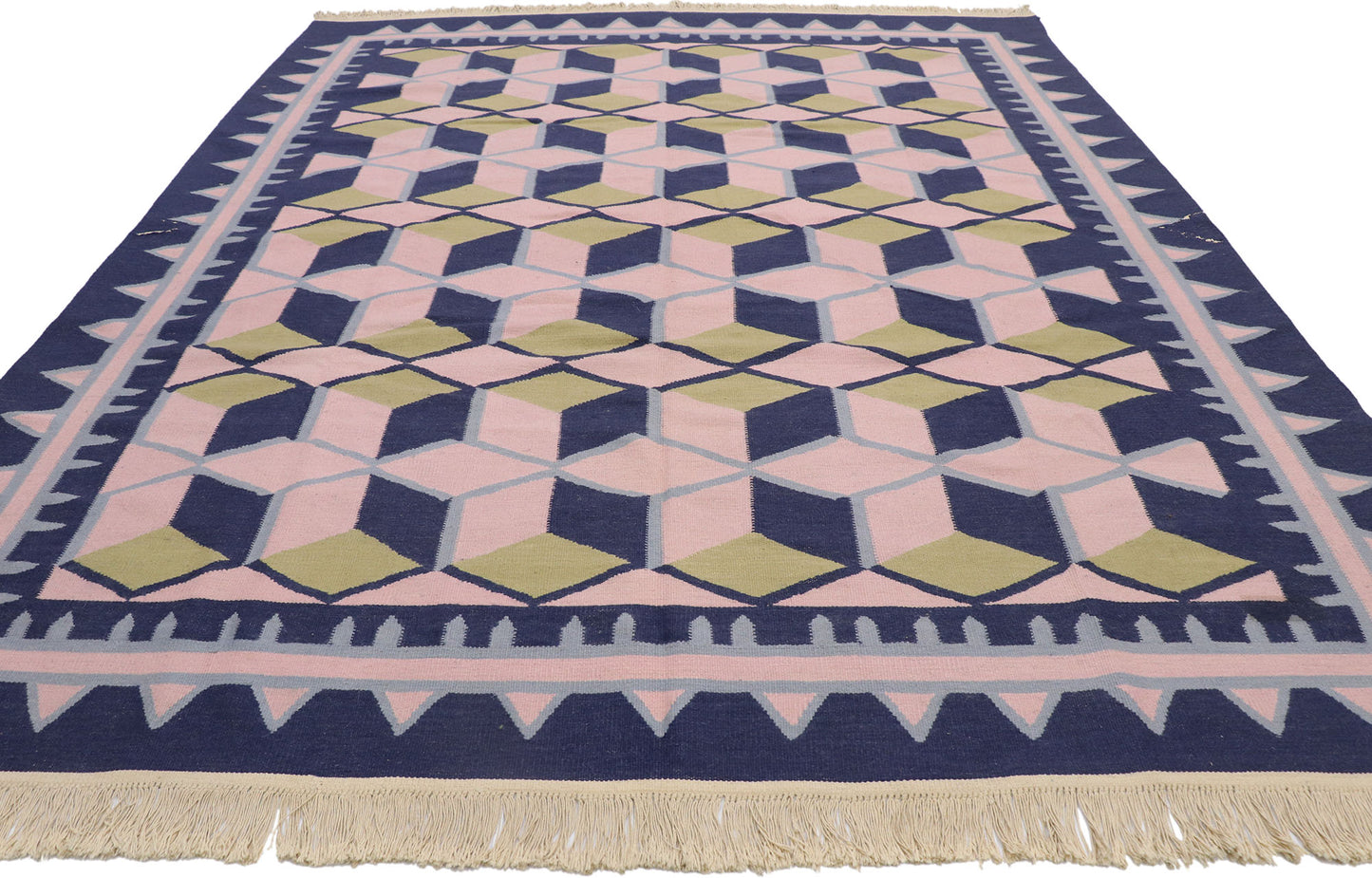 8 x 10 Vintage Chinese Kilim Rug 78035