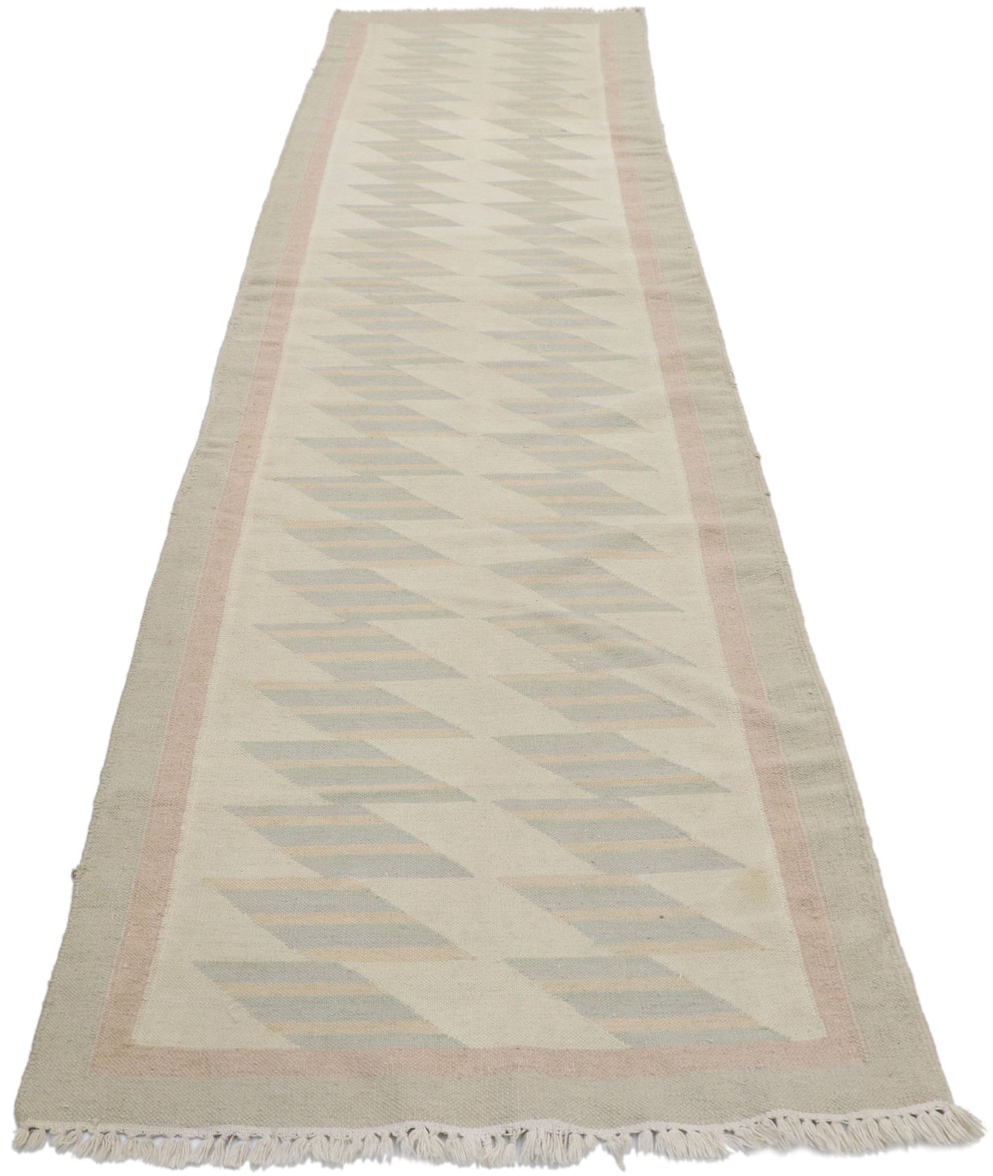 3 x 10 Vintage Persian Shiraz Kilim Runner 78055