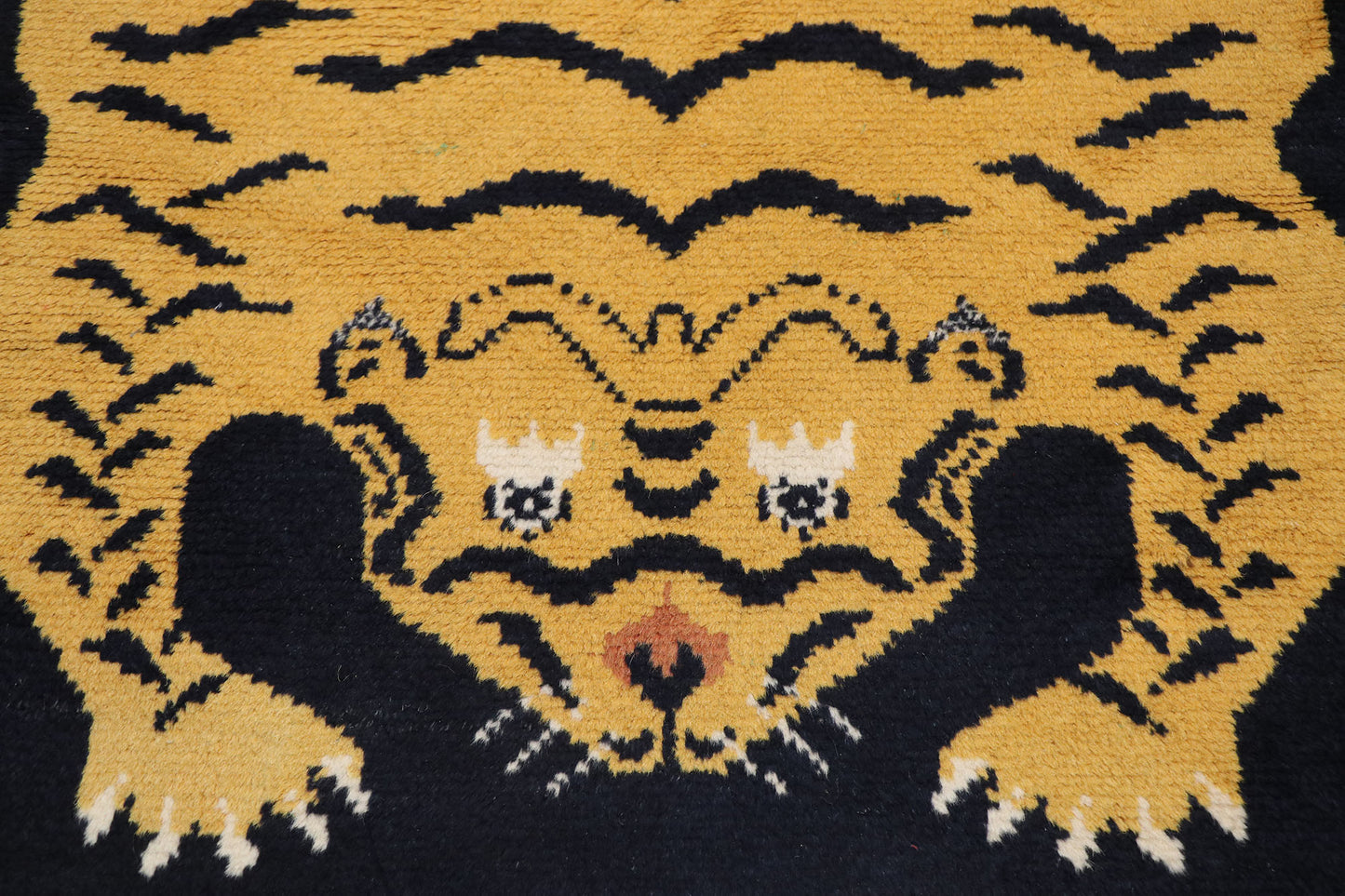 3 x 5 Vintage Tibetan Tiger Rug 78075