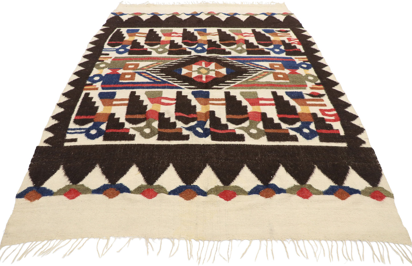 5 x 8 Vintage South American Kilim Rug 78077