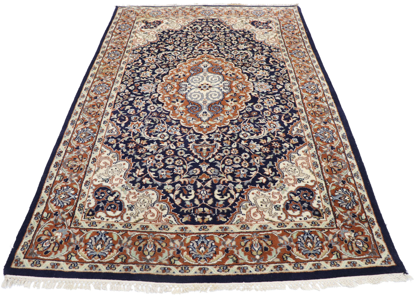 4 x 7 Vintage Indian Rug 78087