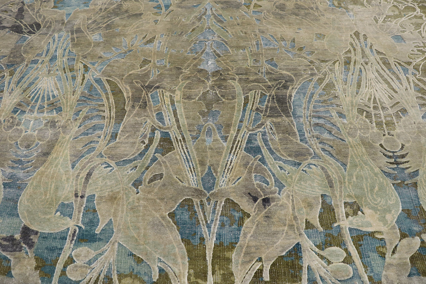 9 x 12 Contemporary High-Low Rug 78096