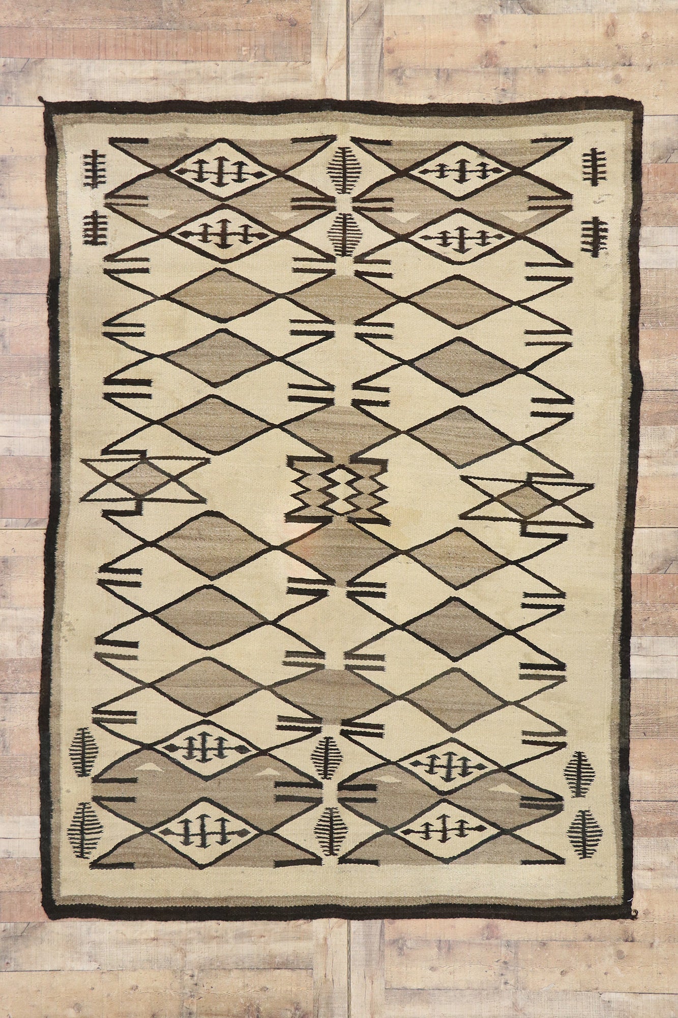 5 x 7 Vintage Navajo Kilim Rug 78101