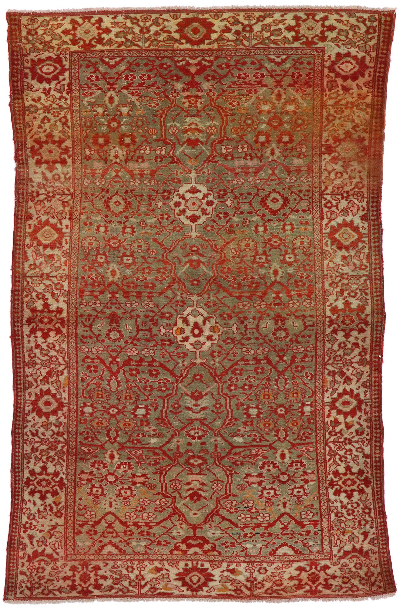 4 x 7 Antique Persian Malayer Rug 78102