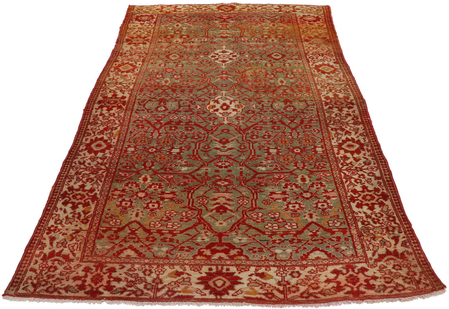 4 x 7 Antique Persian Malayer Rug 78102