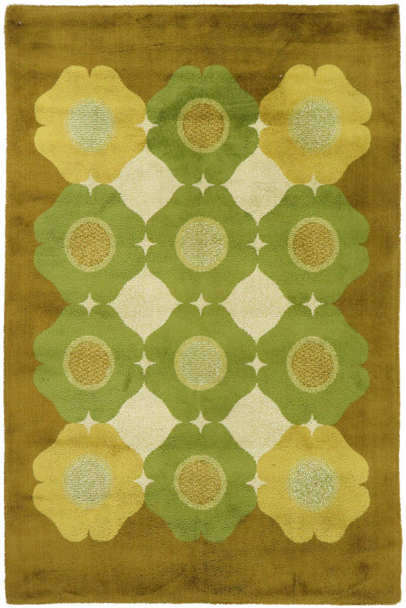 7 x 10 Vintage German Herforder Teppiche Rug 78106