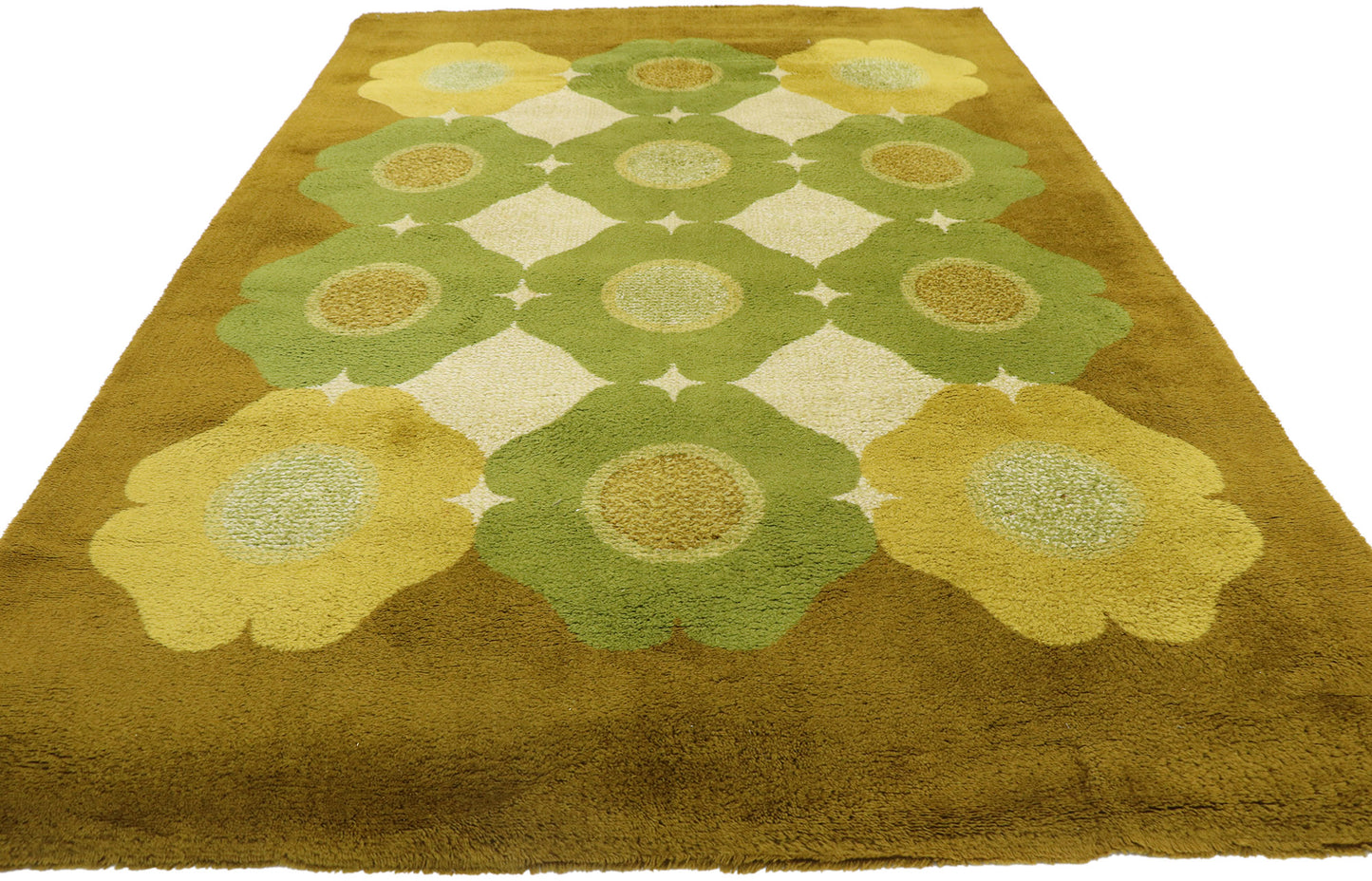 7 x 10 Vintage German Herforder Teppiche Rug 78106