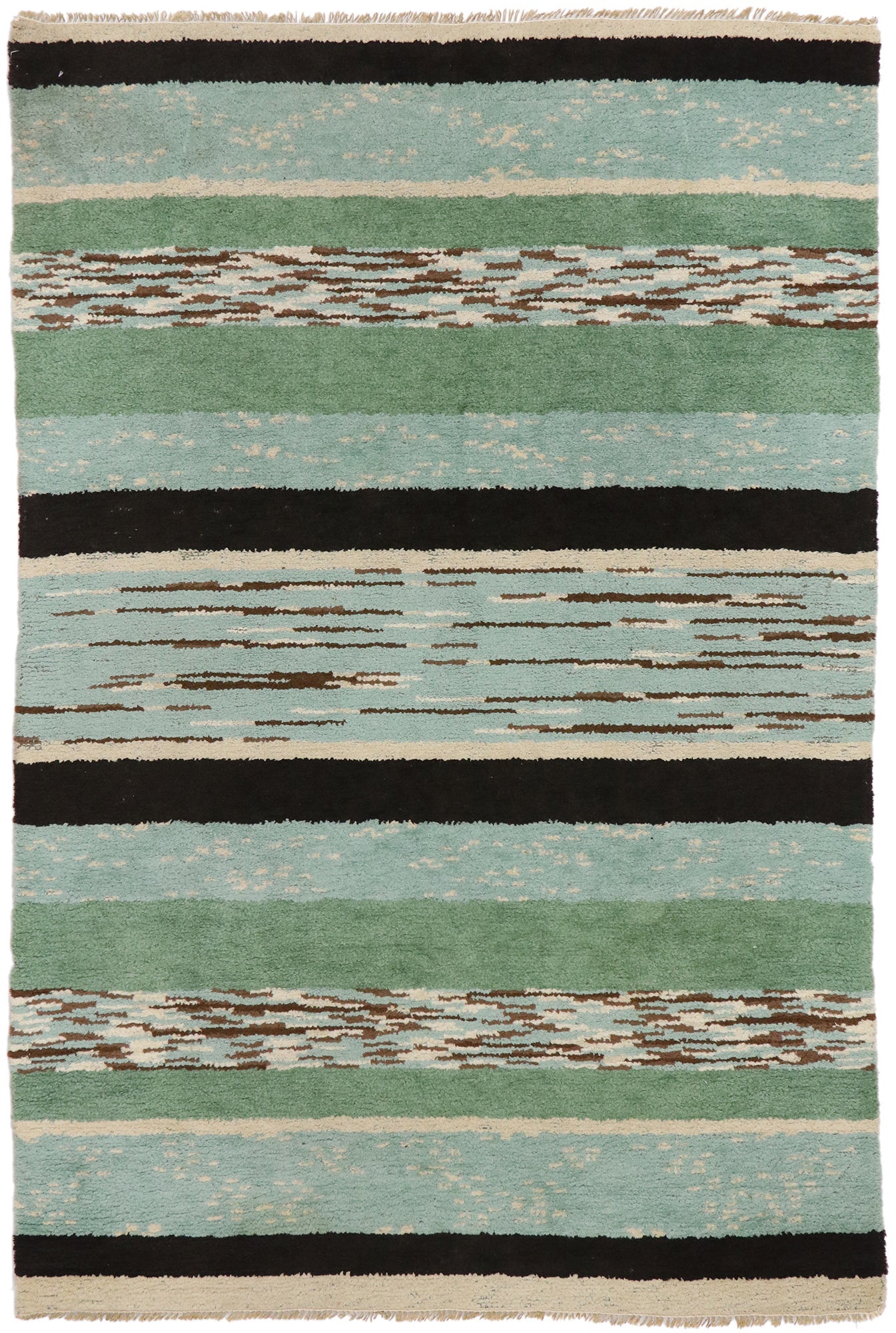 5 x 7 Vintage Swedish Rya Rug 78109
