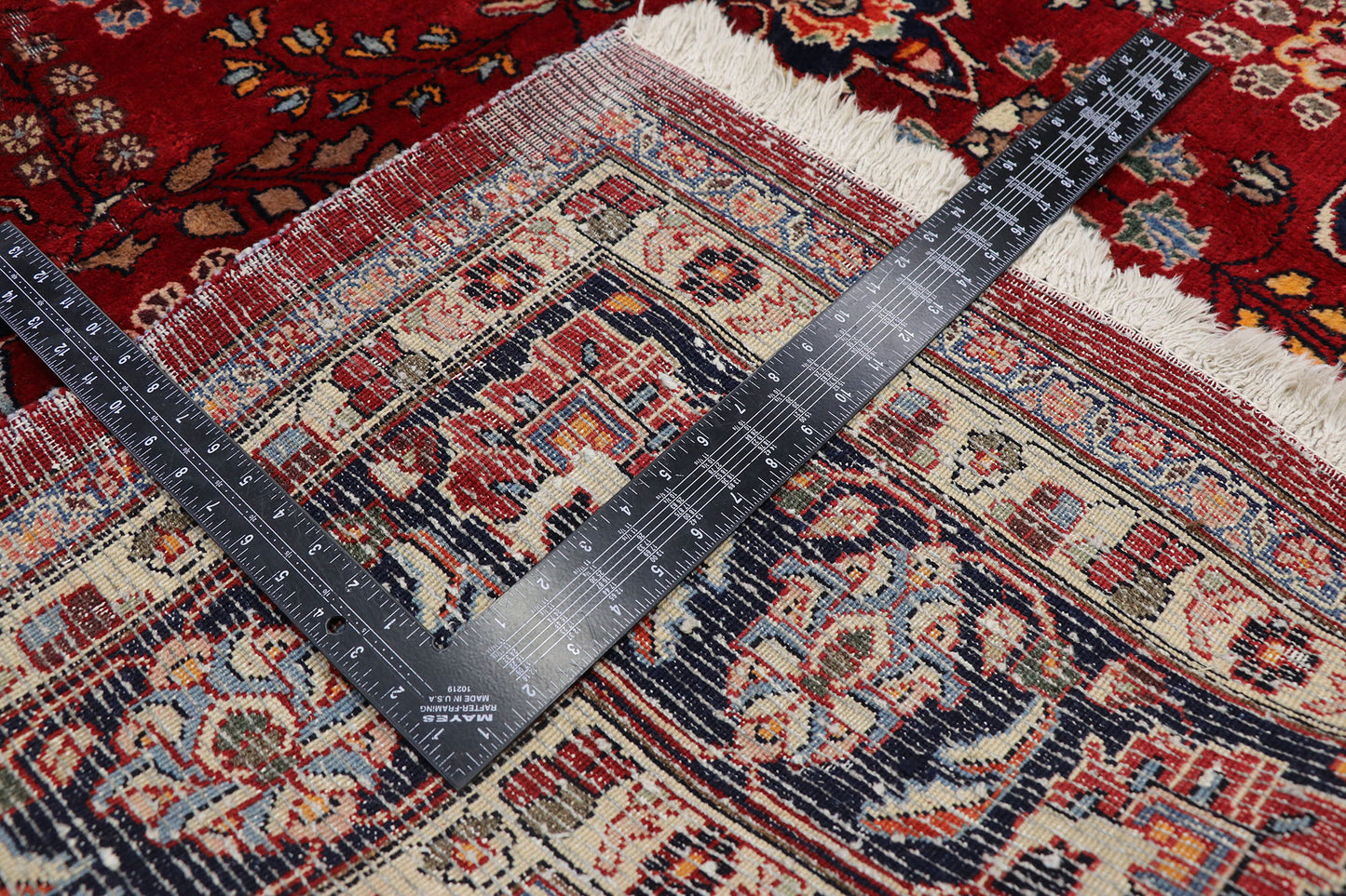 7 x 10 Vintage Persian Mashhad Rug 78117