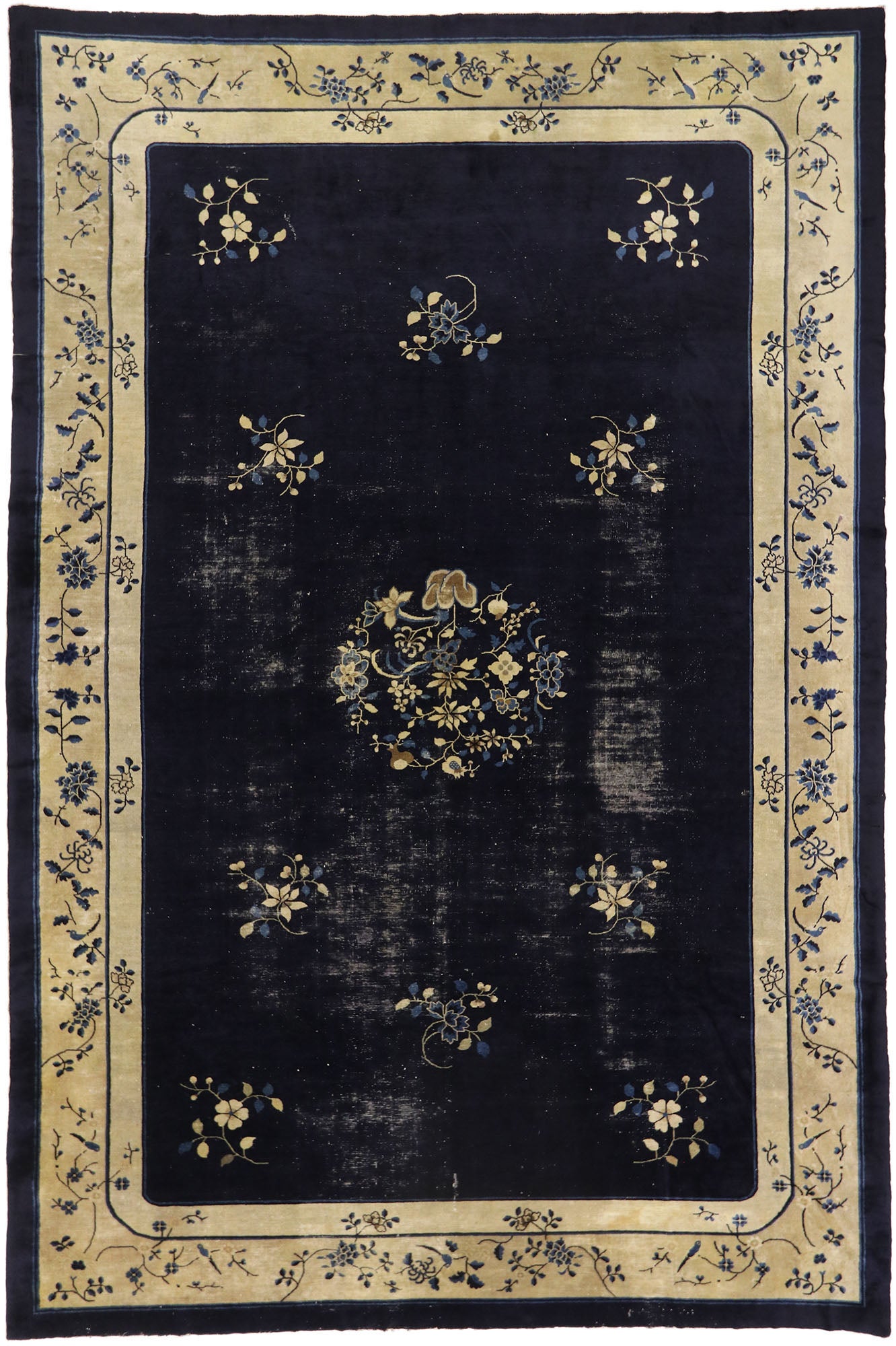 12 x 18 Antique Chinese Peking Rug 78131