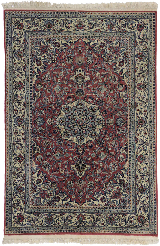 4 x 6 Vintage Chinese Tabriz Rug 78137