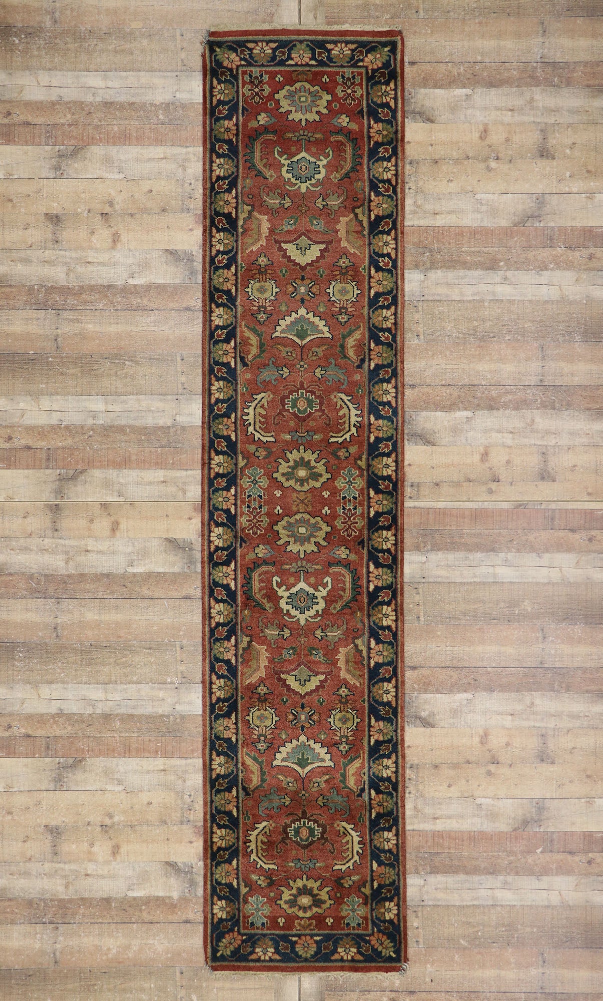 3 x 12 Vintage Indian Mahal Rug 78147