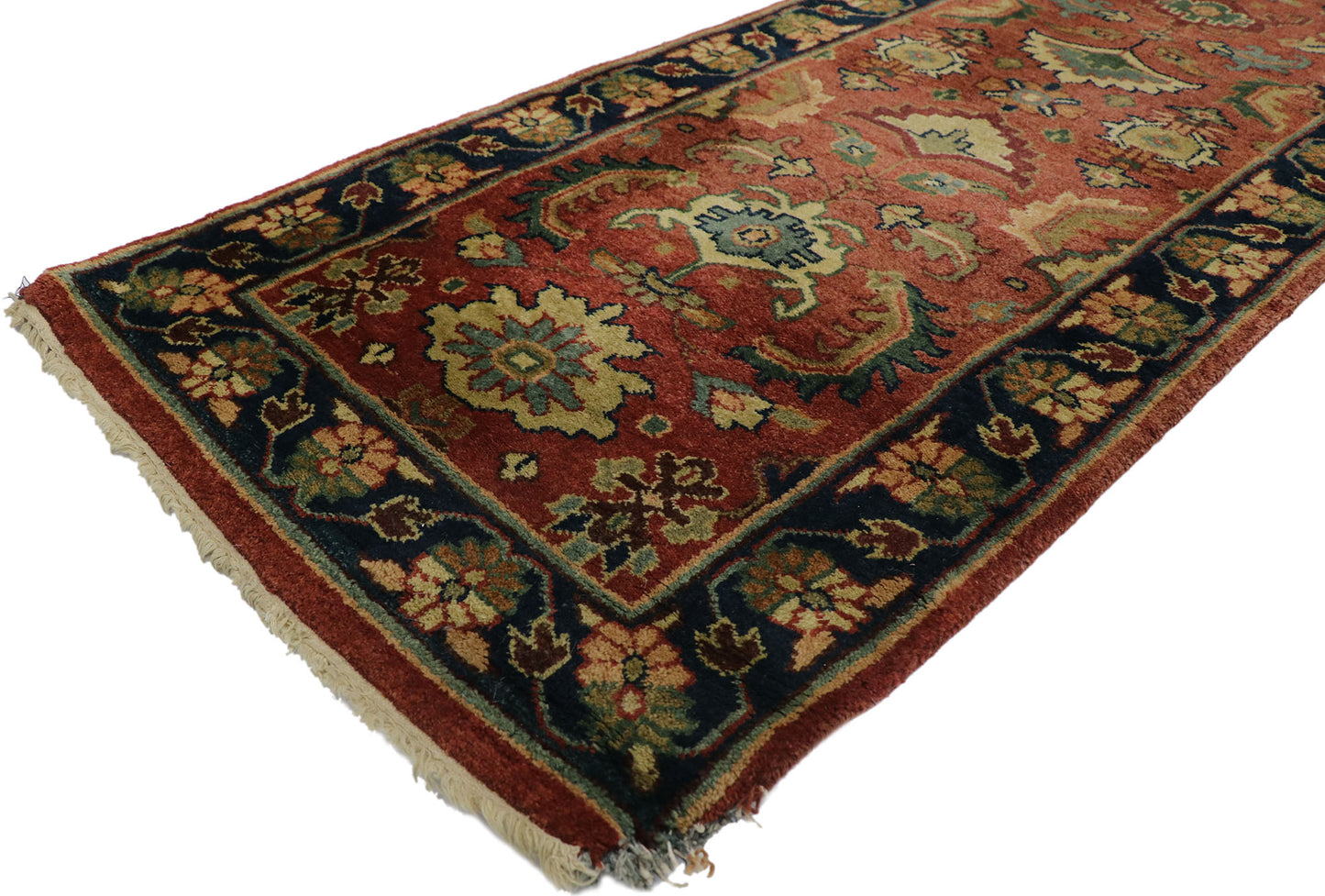 3 x 12 Vintage Indian Mahal Rug 78147