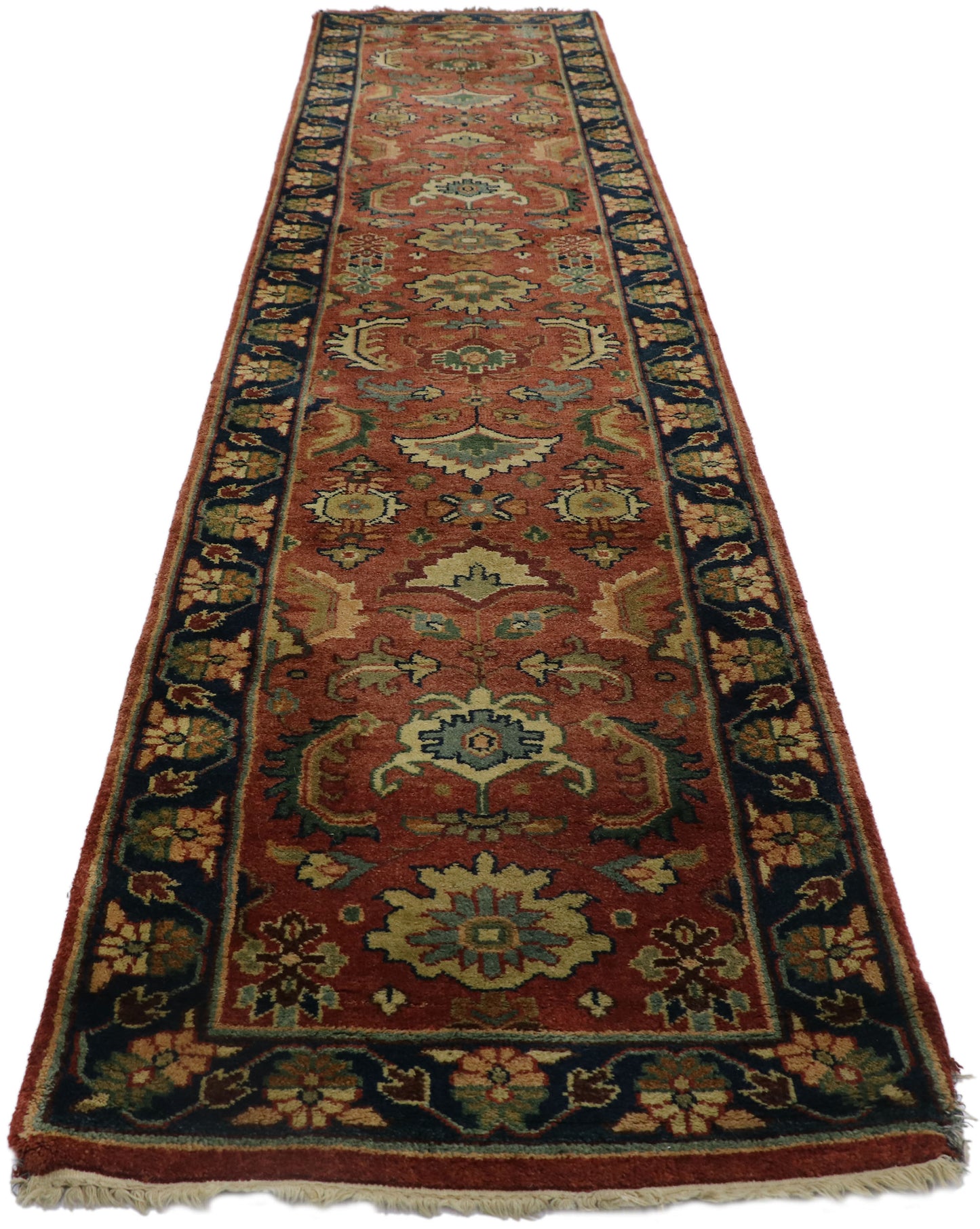 3 x 12 Vintage Indian Mahal Rug 78147