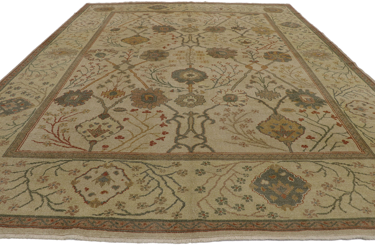 9 x 12 Turkish Oushak Rug 78152