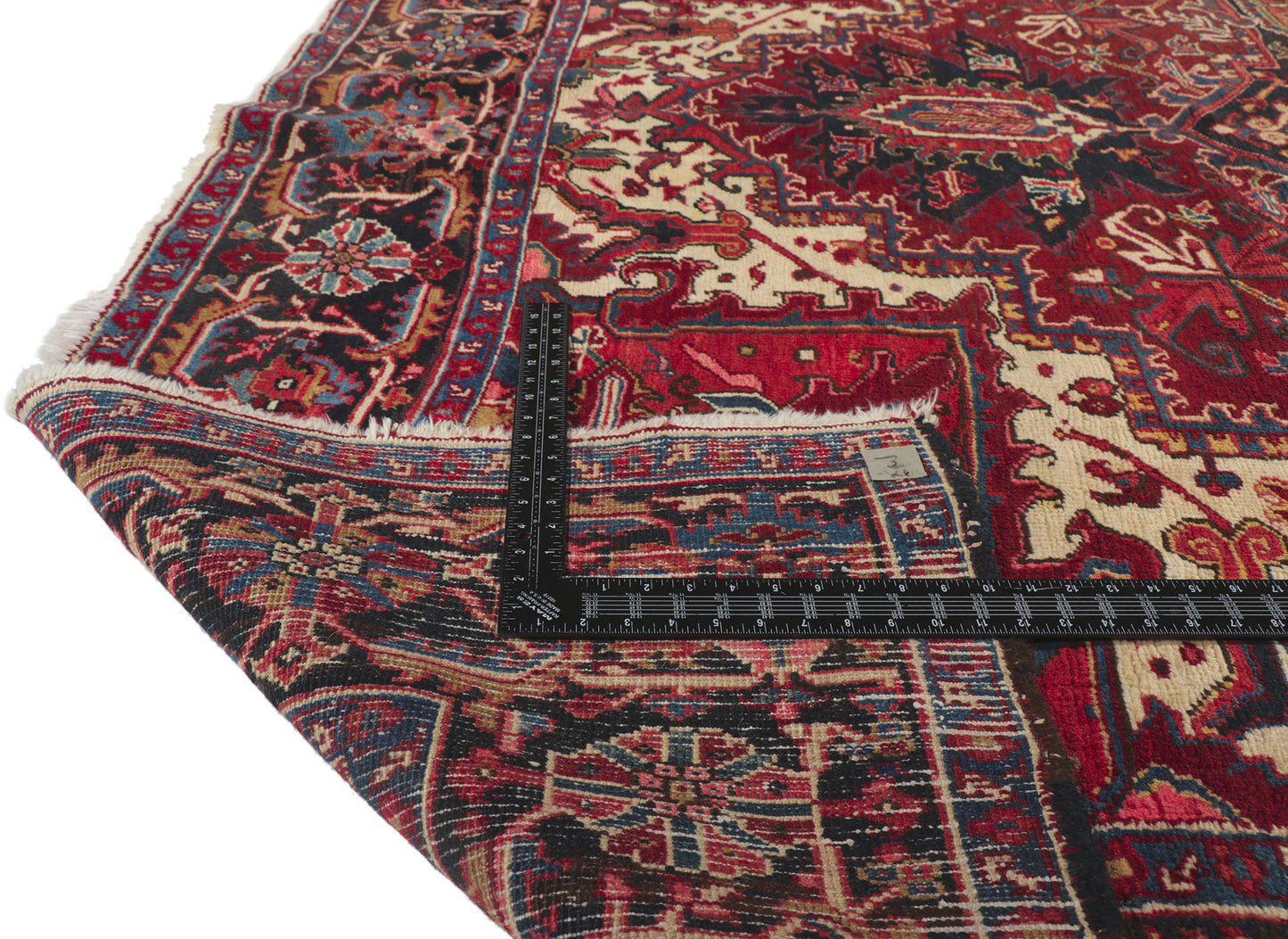 8 x 11 Antique Persian Heriz Rug 78182