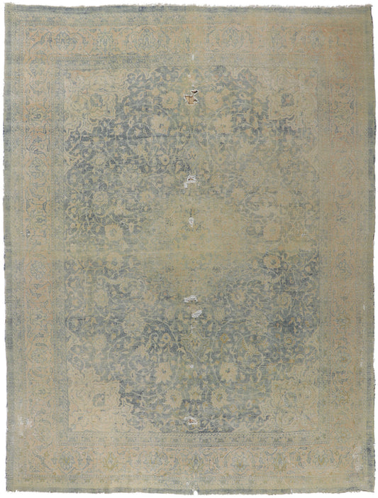 10 x 14 Antique Persian Tabriz Rug 78196