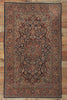 3 x 5 Vintage Persian Silk Qum Rug 78218