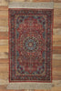 3 x 5 Vintage Chinese Qum Silk Rug 78219