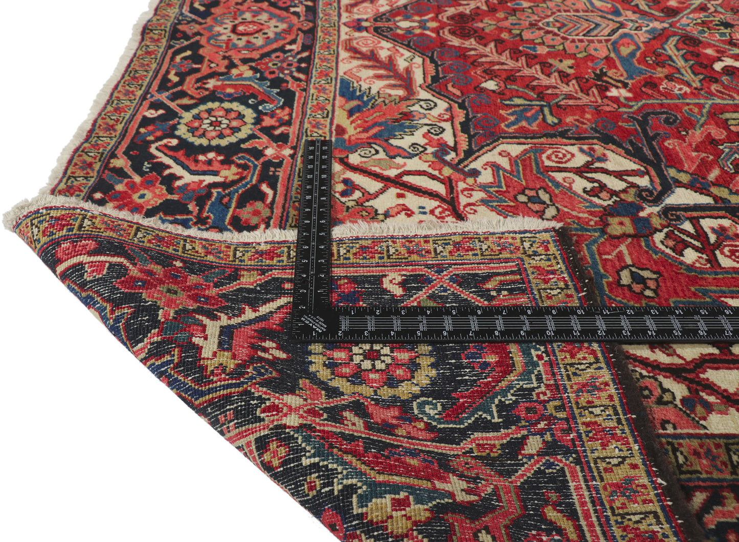 9 x 12 Antique Persian Heriz Rug 78222