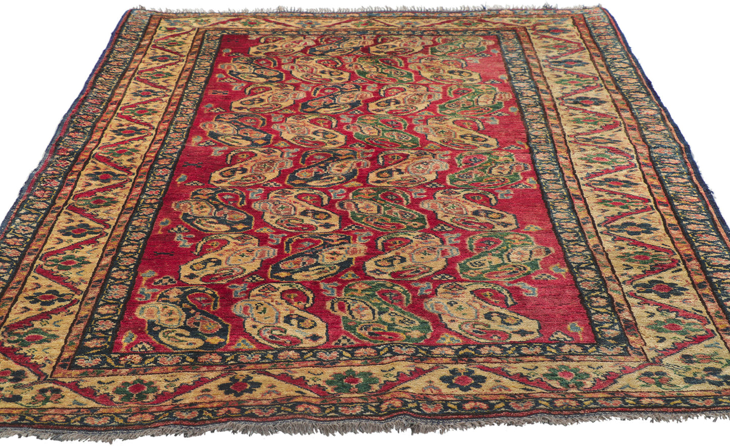 4 x 6 Vintage Afghani Rug 78228