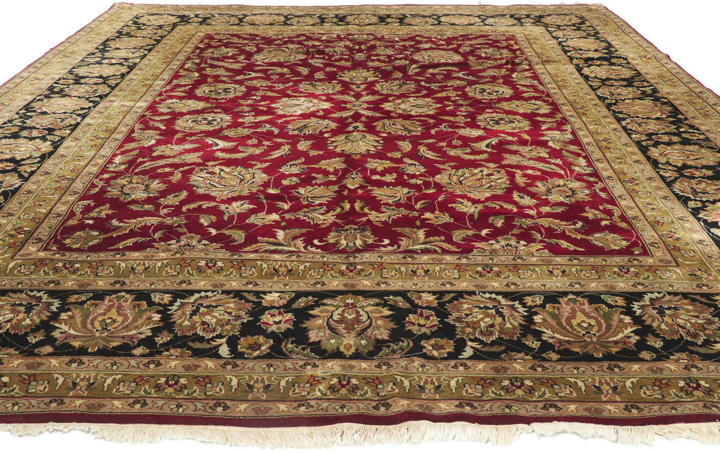 10 x 14 Vintage Indian Rug 78230