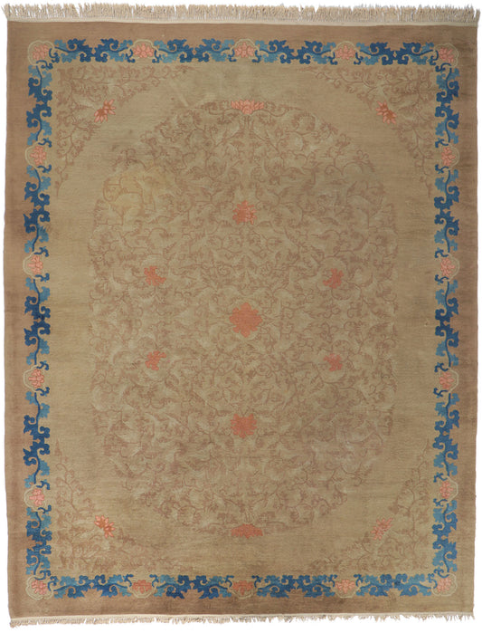 9 x 12 Antique Chinese Peking Rug 78231