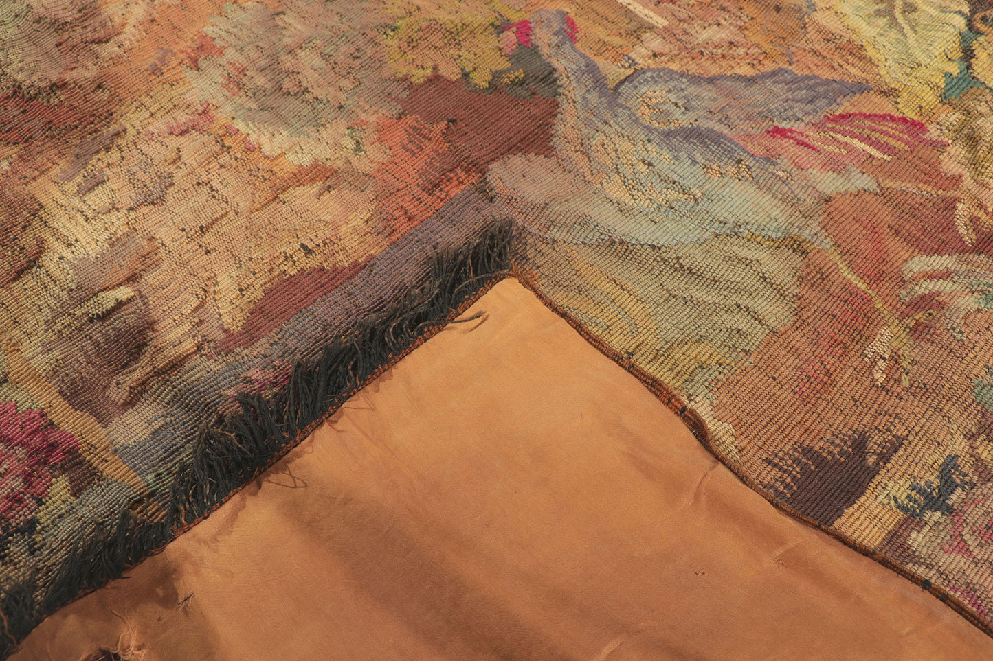 4 x 6 Antique French Aubusson Tapestry 78236