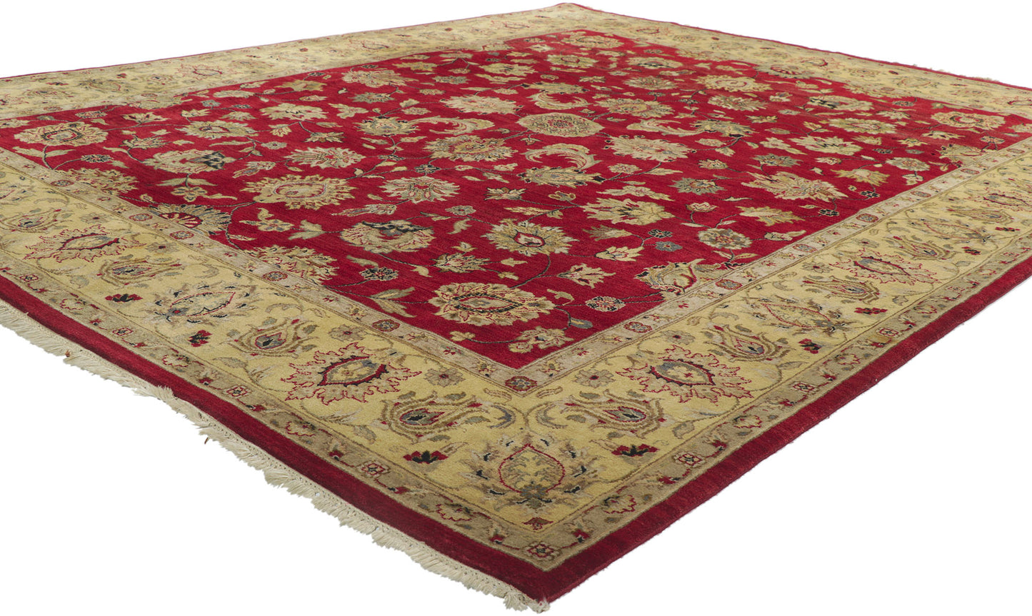 8 x 10 Vintage Red Indian Rug 78241