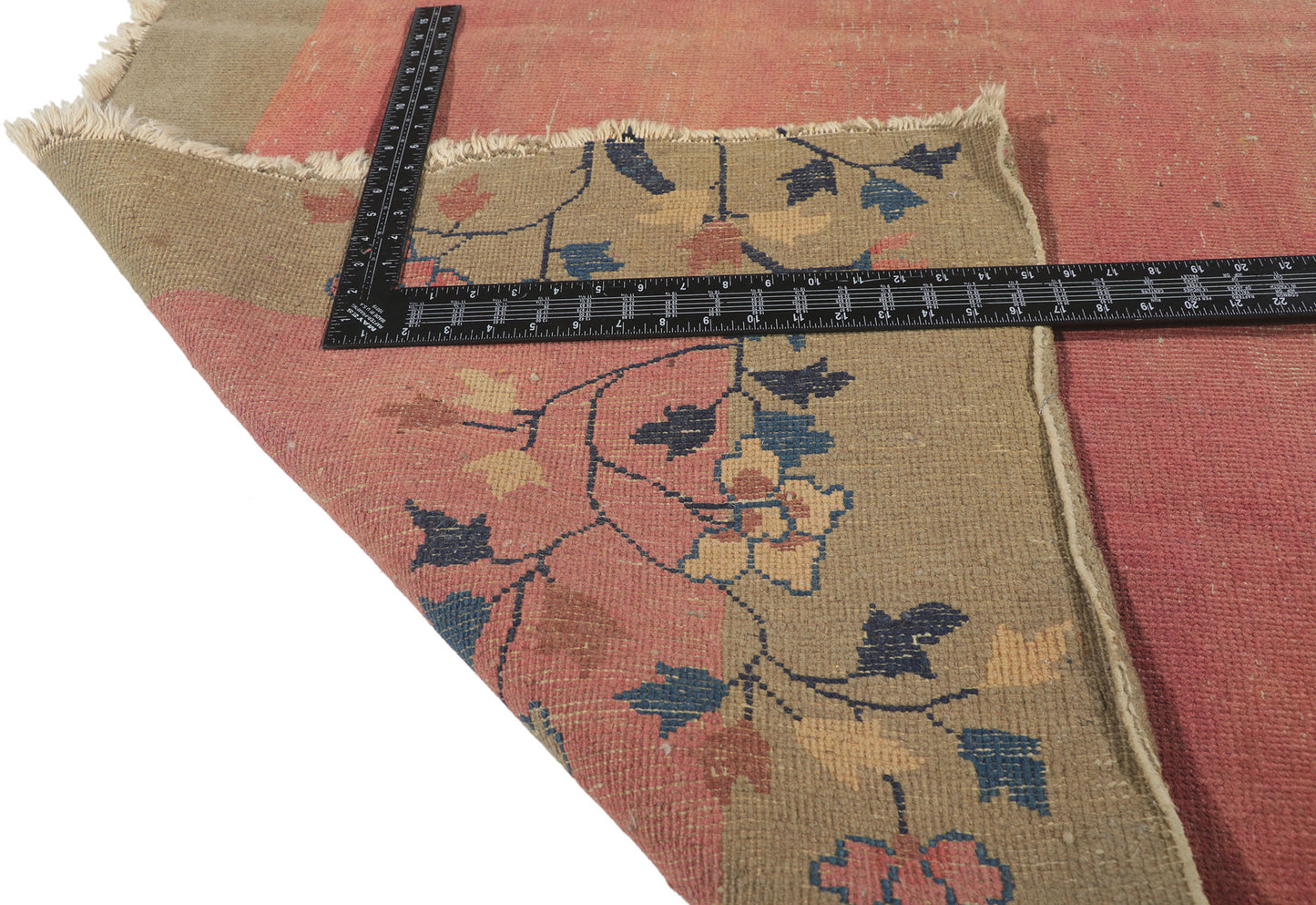 6 x 8 Distressed Antique Chinese Art Deco Rug 78245