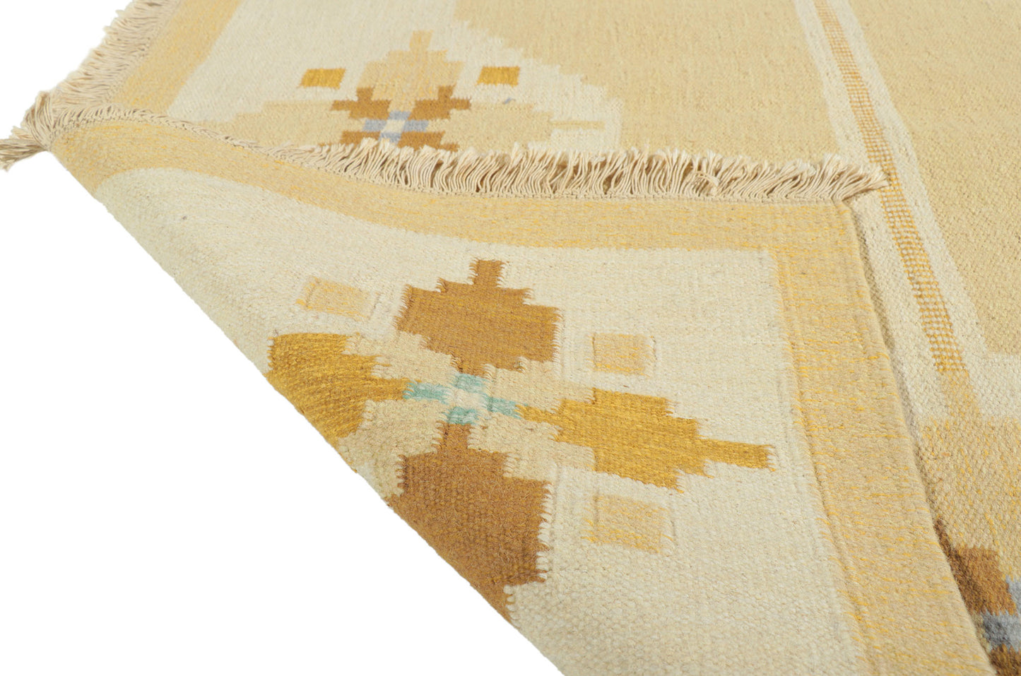 6 x 8 Vintage Swedish Rollakan Rug 78251