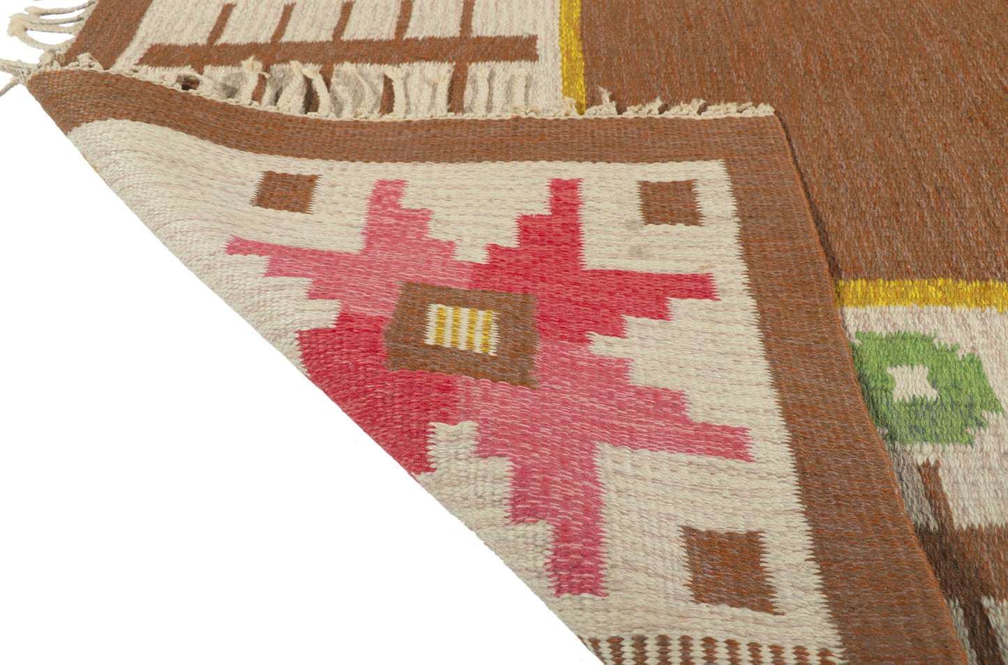 5 x 8 Astrid Sampe Vintage Swedish Rollakan Rug 78255