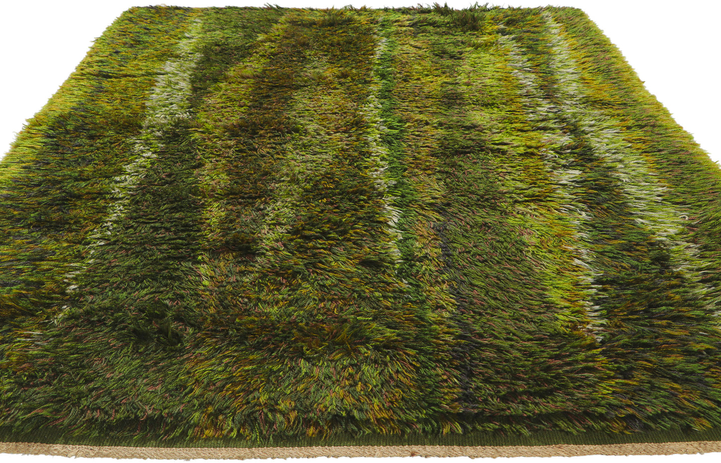 5 x 7 Vintage Swedish Rya Rug 78471