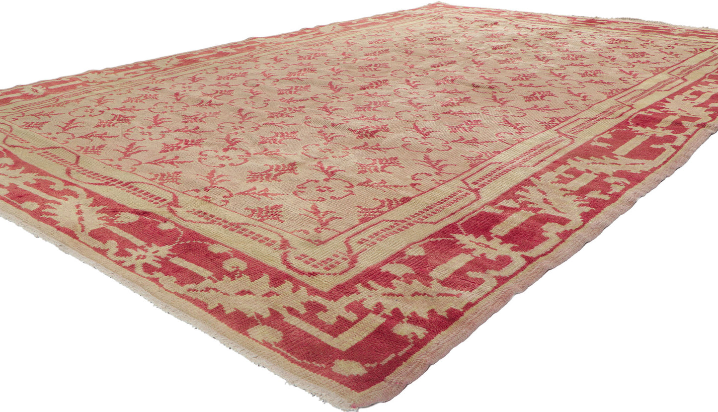 7 x 10 Antique Turkish Oushak Rug 50342