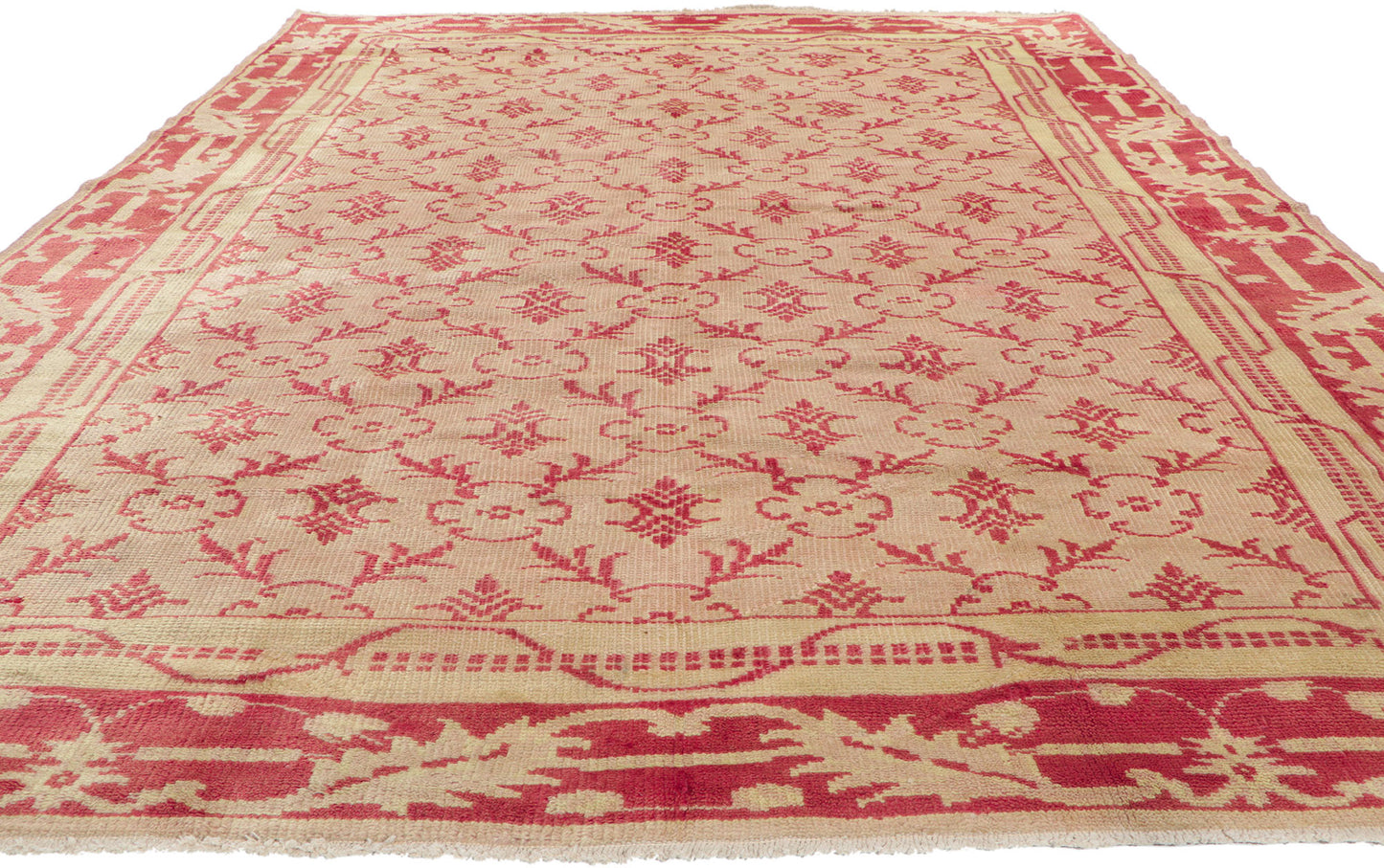 7 x 10 Antique Turkish Oushak Rug 50342