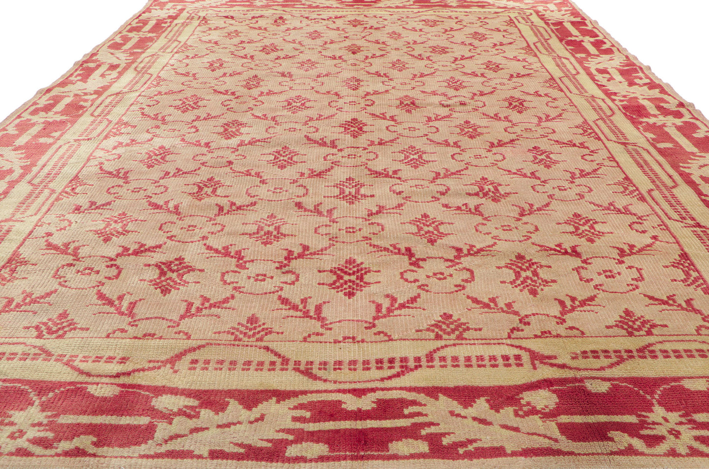 7 x 10 Antique Turkish Oushak Rug 50342