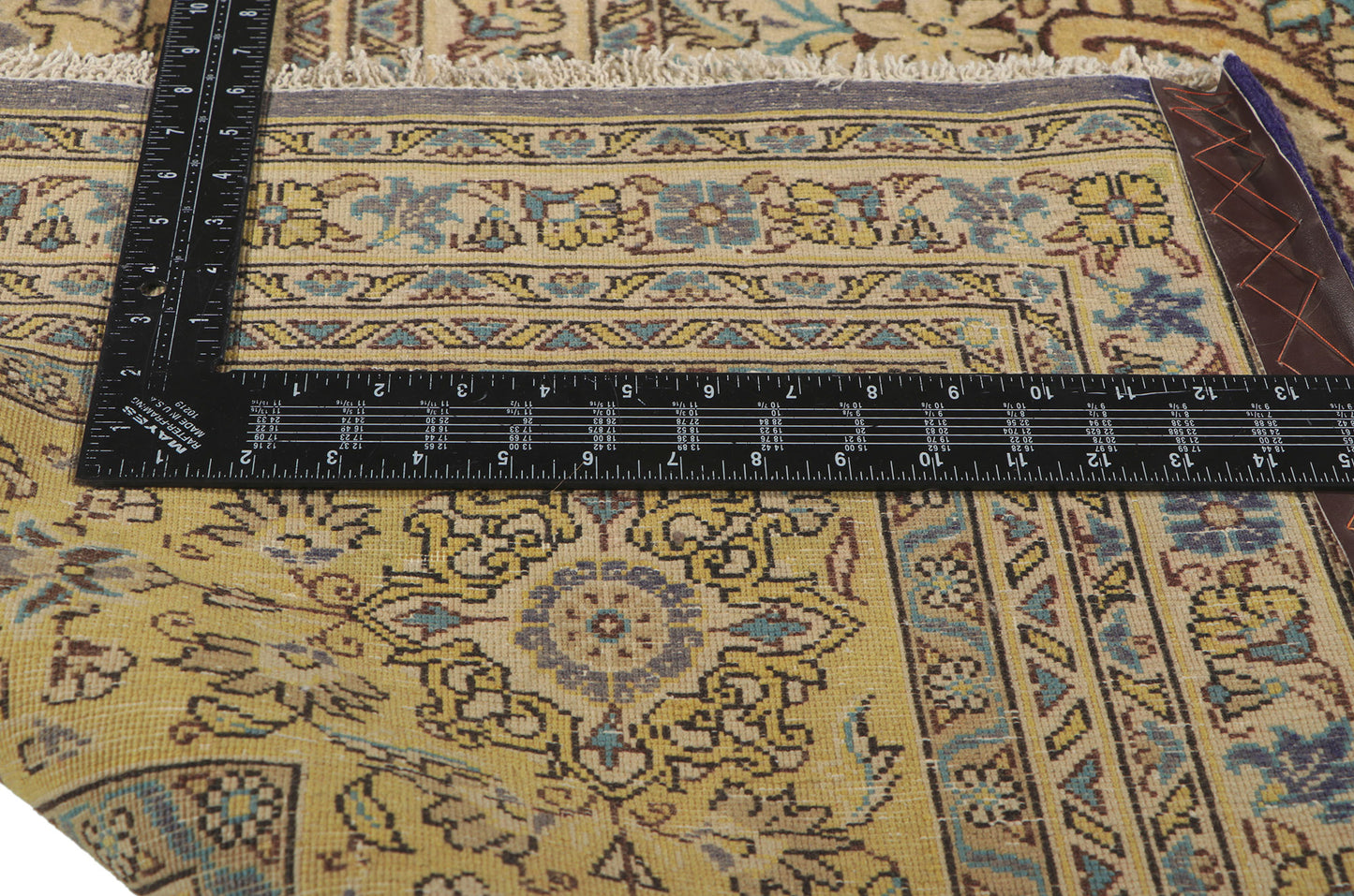 7 x 10 Vintage Persian Qum Rug 61164