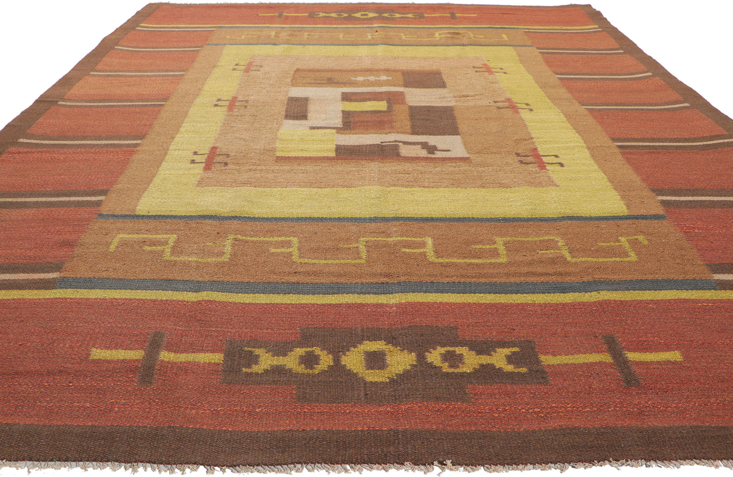 7 x 10 Impi Sotavalta Finnish Flatweave Rug 78467