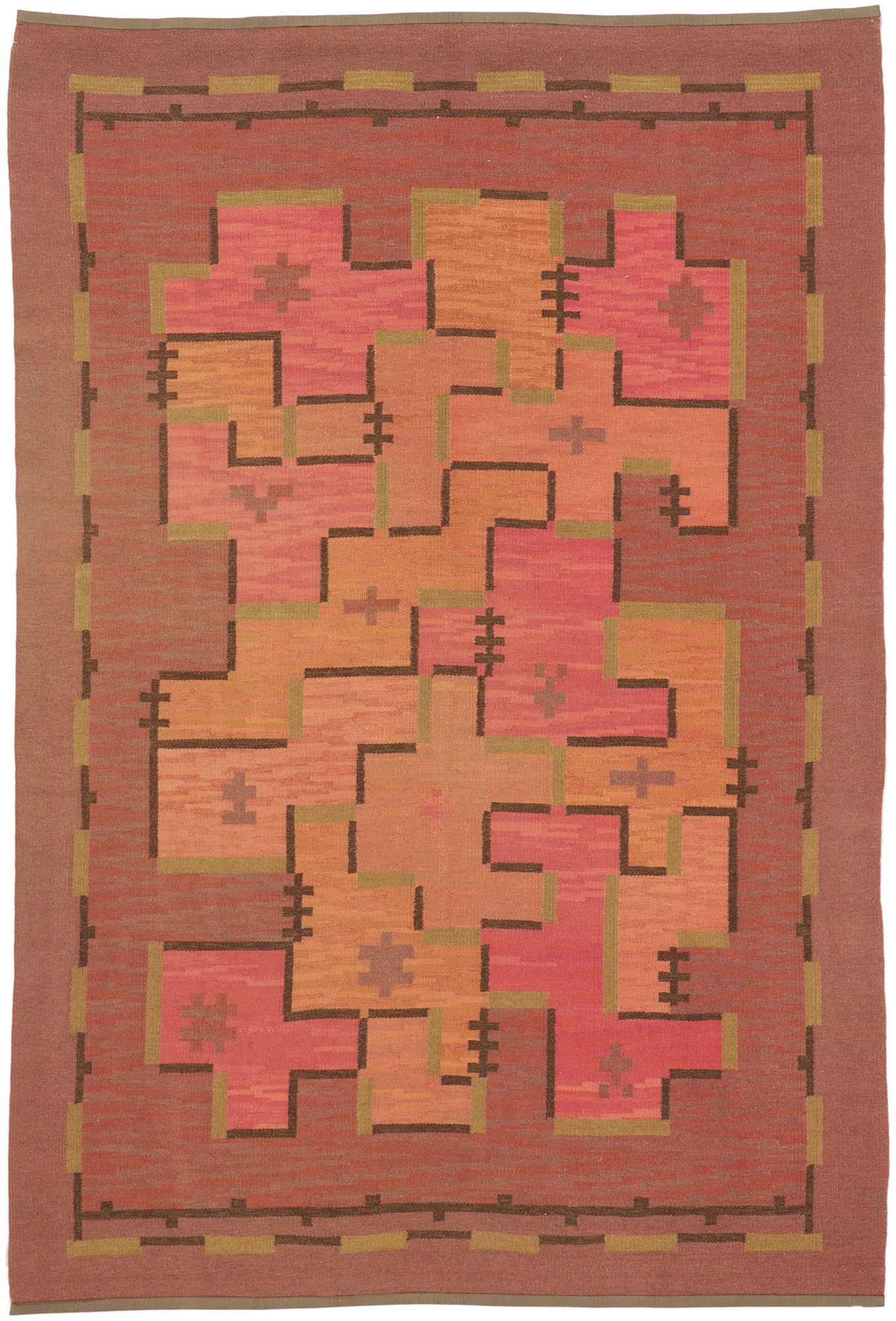 7 x 10 Impi Sotavalta Finnish Flatweave Rug 78476